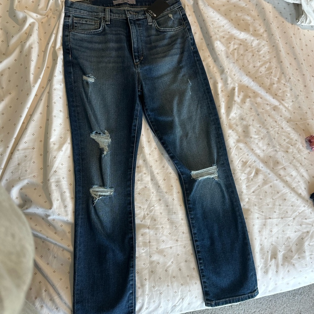Joe's Jeans Women's Dark Blue Straight Leg Jeans